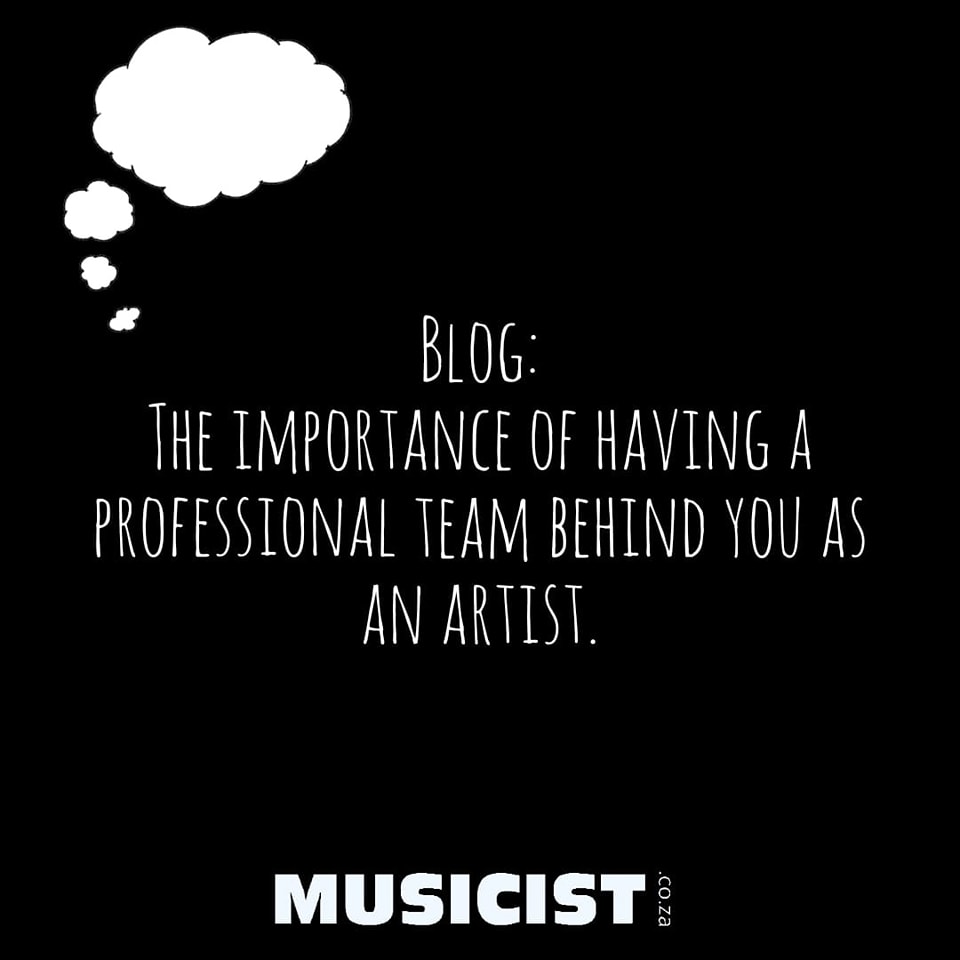 Importance of having a professional team in the music industry